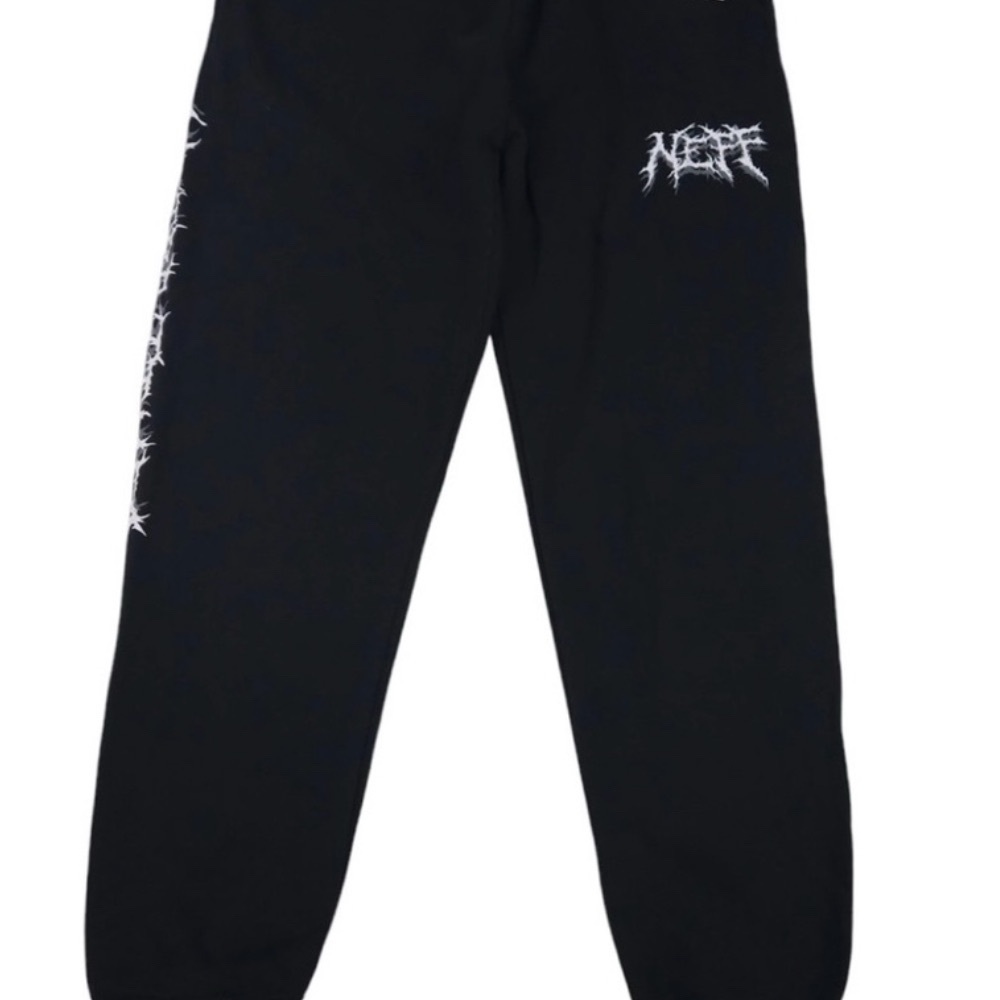 Neff Weird Times Men's Logo Black Joggers Sweatpants